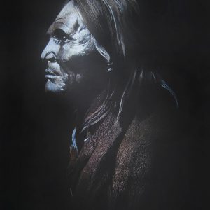 Apache-Indian-II-colored-pencil-drawing-by-Sujith-Puthran