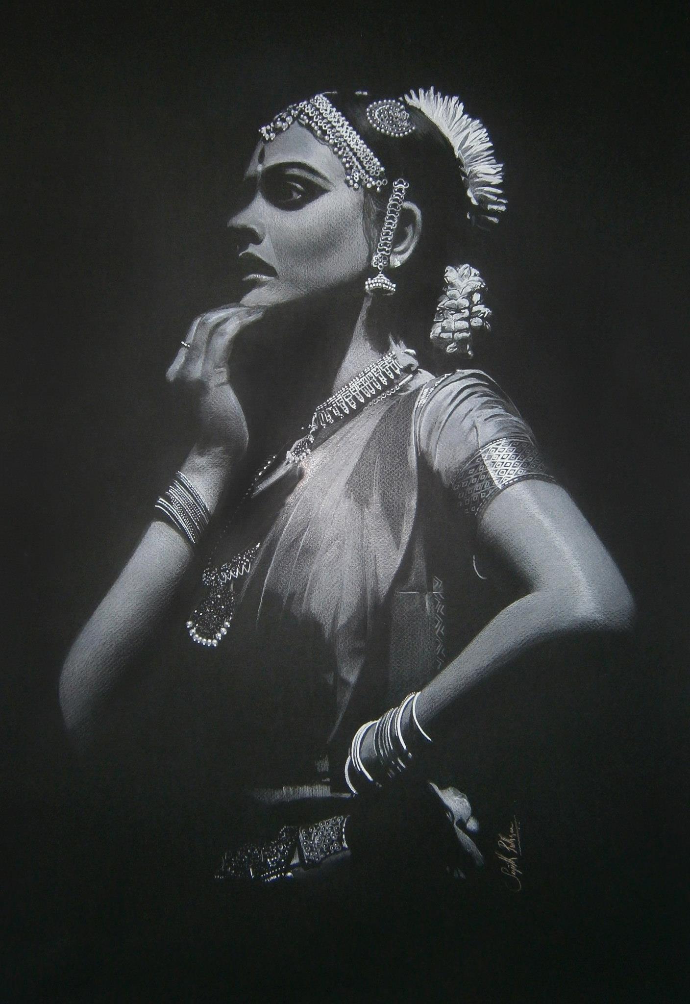 Aggregate more than 158 pencil sketches of bharatanatyam latest