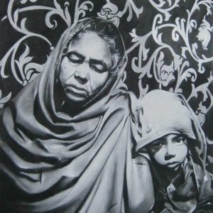 I-am-not-BLIND-charcoal-drawing-by-Sujith-Puthran