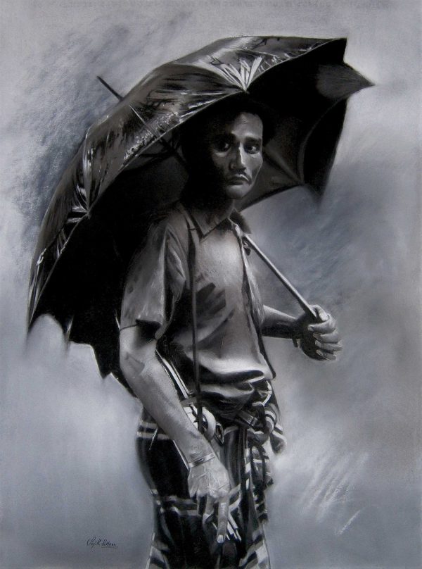 Rainy-day-charcoal-drawing-by-Sujith-Puthran