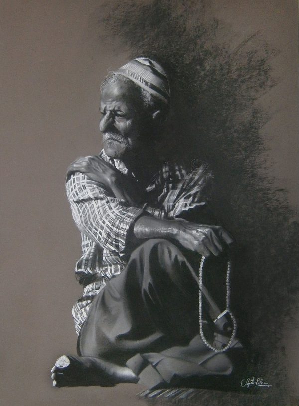 crippled-hope-charcoal-drawing-by-Sujith-Puthran